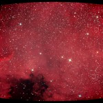 NGC 7000 - Nordamerikanebel: koma-korrigiert