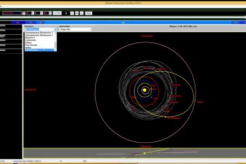 Das Sonnensystem in Albireo