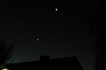 Venus, Merkur und Antares