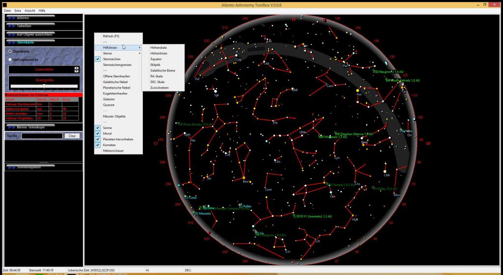 Version Albireo 0.9.8