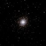 Kugelsternhaufen Messier 92 im Sternbild Herkules. Entfernung ca. 27000 Lichtjahre. Kugelsternhaufen Messier 92